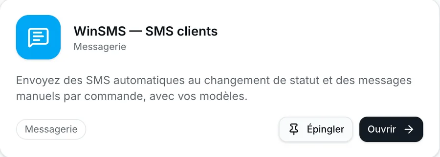 WinSMS app