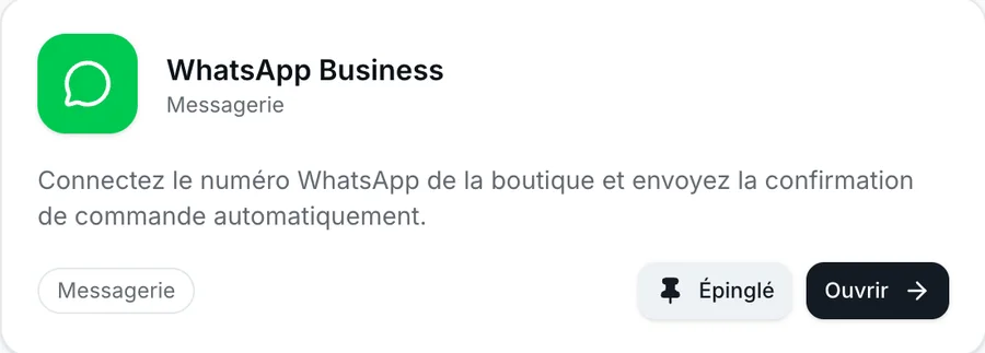 WhatsApp Business app